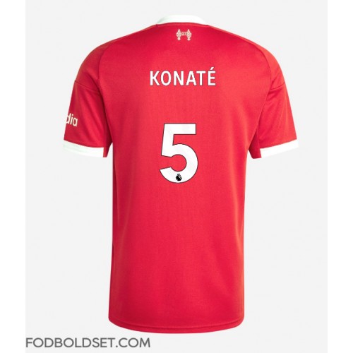 Liverpool Ibrahima Konate #5 Hjemmebanetrøje 2025-26 Kortærmet
